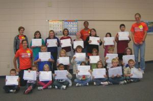 Solid Orange Squad Visits Six Mile Elementary School