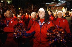 A pep rally was held for Tiger fans at the Marriott City Center in Charlotte on Thursday.