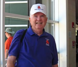 Clemson letterwinners gather at the Letterwinners Room before every home football game.