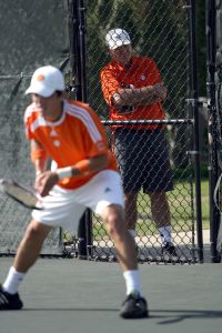 Coach Chuck Kriese's final home match - Photos courtesy of Mark Crammer