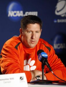 The Clemson men's basketball team participated in a press conference and open practice at UD Arena in Dayton, OH on Monday, March 14.