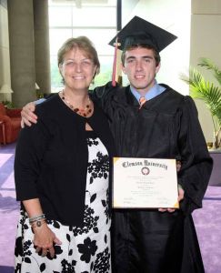 Sixty-three Tiger student-athletes received their Clemson University degrees on Friday, May 7, 2010.
