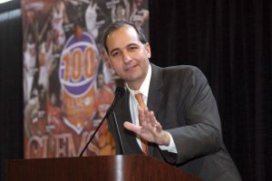 Emcee Pete Yanity - Clemson Men's Basketball 100th Anniversary Luncheon