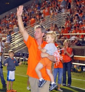 The Tigers' 1984 National Championship team was inducted into the Clemson Ring of Honor on Friday, September 4, and was honored at halftime of the Clemson vs. South Carolina game.