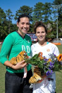 Seniors Marci Elpers and Samantha Fortier