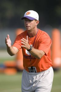 The Tiger football team held its sixth day of preseason practice on Monday, August 10.
