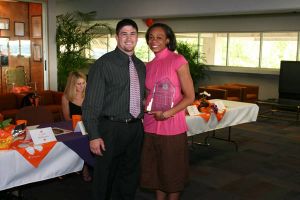 morganne campbell strength and conditioning award wbb banquet