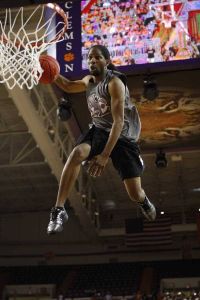 The Clemson men's and women's basketball teams held Rock the 'John on Friday, October 16 at Littlejohn Coliseum to celebrate the beginning of the 2009-10 basketball season.