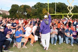 Football Practice With Auburn Students