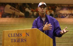 indoor practice facility groundbreaking 033012 Dabo Swinney