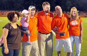 The Tigers' 1984 National Championship team was inducted into the Clemson Ring of Honor on Friday, September 4, and was honored at halftime of the Clemson vs. South Carolina game.
