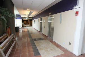 Hallway to Recruiting Room westzone construction update 052109