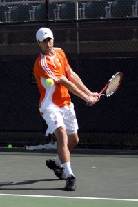 Coach Chuck Kriese's final home match - Photos courtesy of Mark Crammer