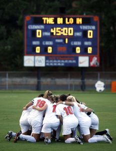 pregame huddle