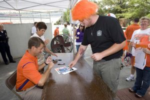 The Clemson football team held its annual Fan Appreciation Day on Sunday, August 23 at Memorial Stadium.