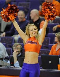 cheerleaders and rally cats during 2009-10 basketball season