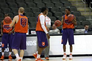 The Tigers held a short practice and press conference at the Sprint Center on Wednesday afternoon in Kansas City.