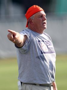 Assistant Coach Dan Brooks practice 081011