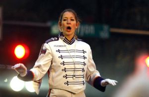 A pep rally was held for Tiger fans at the Marriott City Center in Charlotte on Thursday.