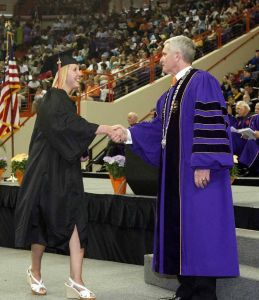 Sixty-three Tiger student-athletes received their Clemson University degrees on Friday, May 7, 2010.