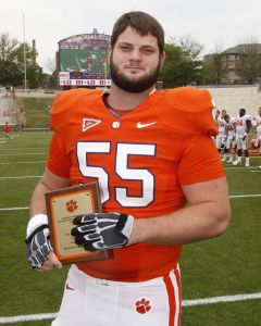Dalton Freeman - Strength Training Award for Spring Practice, Center