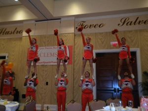 cheerleaders and rally cats 2009 football season