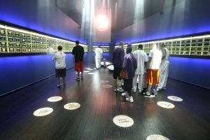 The Tigers visited the College Basketball Experience on Tuesday afternoon in Kansas City.