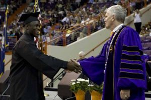 Clemson University's summer graduation ceremony was held Saturday, August 7 at Littlejohn Coliseum.
