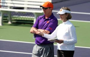 Head Coach Nancy Harris and Assistant Coach Scott Kidd