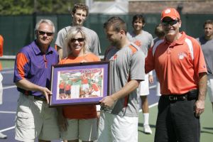 Senior Kevin Galloway and Head Coach Chuck McCuen