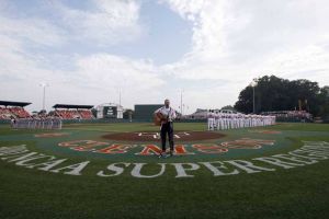 pregame field national anthem
