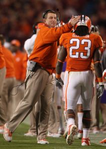 Andre Ellington and Head Coach Dabo Swinney