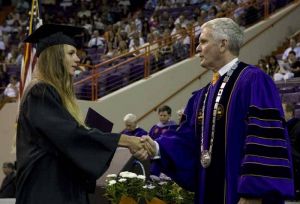 Clemson University's summer graduation ceremony was held Saturday, August 7 at Littlejohn Coliseum.