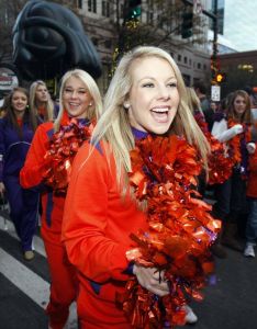 A pep rally was held for Tiger fans at the Marriott City Center in Charlotte on Thursday.