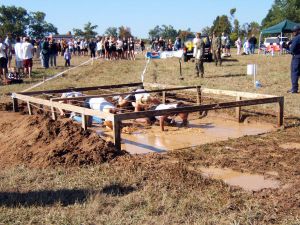 Ryan Greene, Brittany Robinson, Kathryn Wait, Meg Bendik go through the ropes