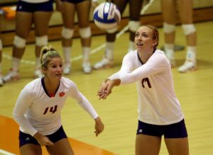 Alexa Rand makes a play out of the back row