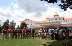 Atlantic and Coastal Division Players at the 2011 ACC Football Kickoff in Pinehurst, NC.