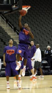 The Tigers held a short practice and press conference at the Sprint Center on Wednesday afternoon in Kansas City.
