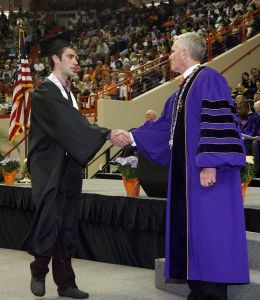 Sixty-three Tiger student-athletes received their Clemson University degrees on Friday, May 7, 2010.