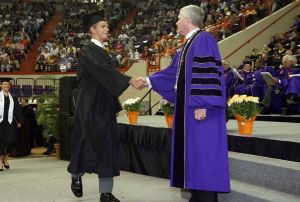 Sixty-three Tiger student-athletes received their Clemson University degrees on Friday, May 7, 2010.