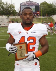 Corico Hawkins - Strength Training Award for Spring Practice, Linebacker