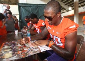 Andre Branch fan appreciation day 082111