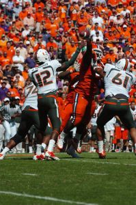Clemson Football vs. Miami Photos by Randy Rampey