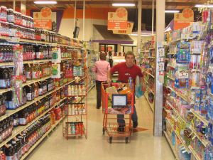 bi-lo solid orange fan of the year shopping spree reward 032609