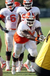 Brandon Thompson practice 081011