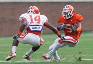 Mike Bellamy, Martin Jenkins scrimmage 081311