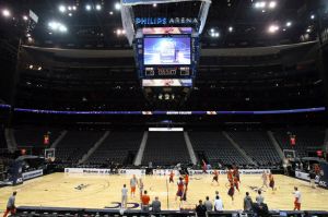 team practice philips arena
