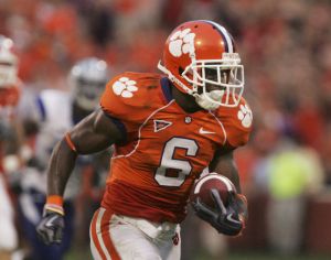 Clemson's Jacoby Ford (6) runs for a touchdown. (AP)