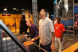 The Tigers visited the College Basketball Experience on Tuesday afternoon in Kansas City.