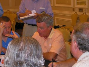 tommy bowden with media